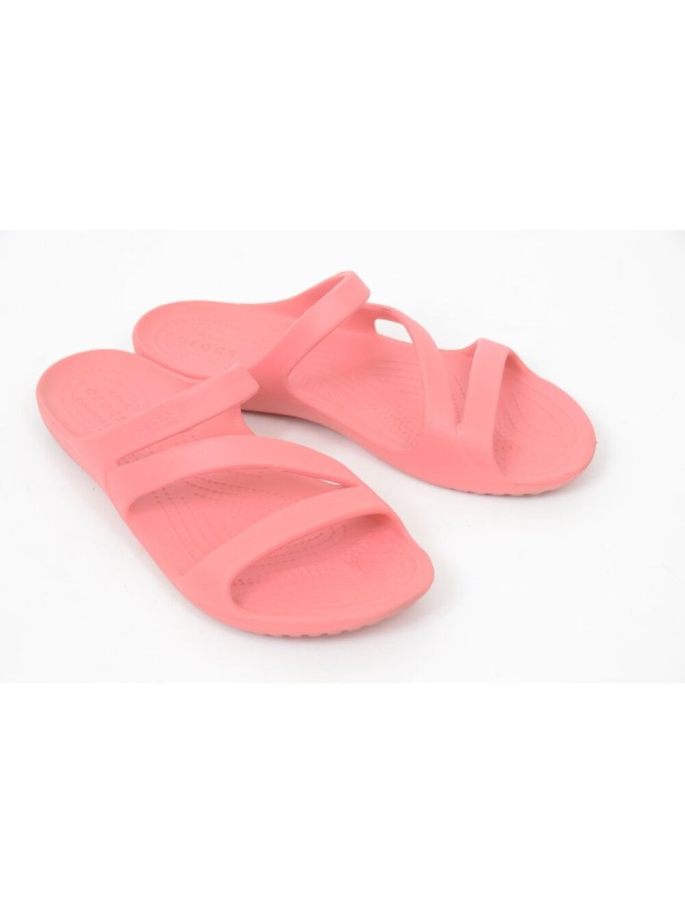 CROCS Women's 10 Kadee II Hot Blush Slide Sandal Beach Waterproof Vacay Flats